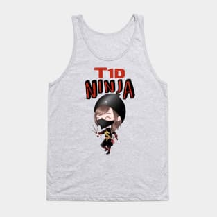 T1D ninja - Diabetes type 1 Ladies Tank Top